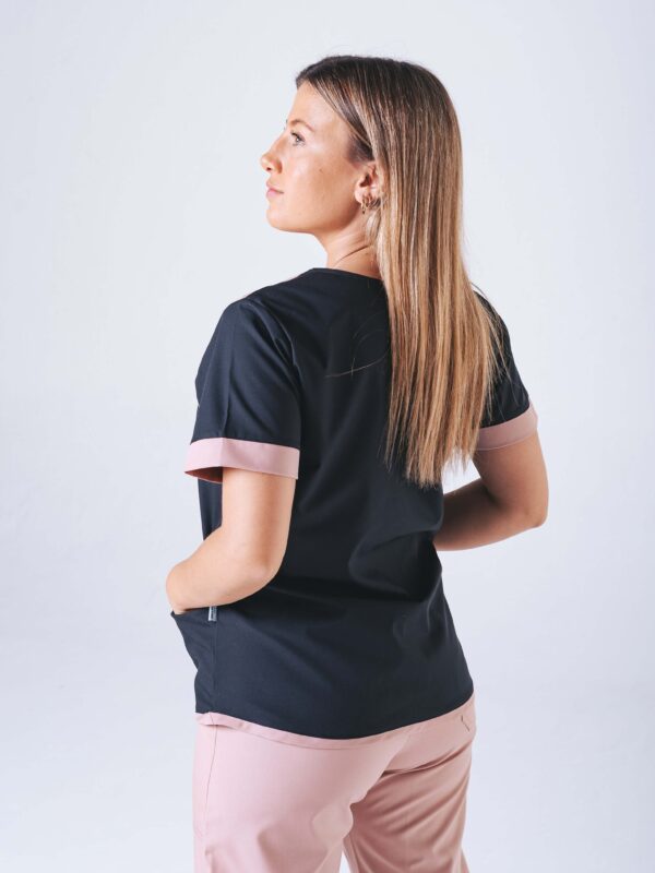 Ambo Bianca negro y rosa viejo - Imagen 4