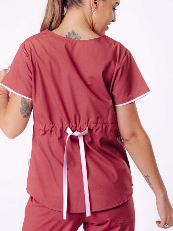 Ambo Luz bordo y rosa viejo - Imagen 4