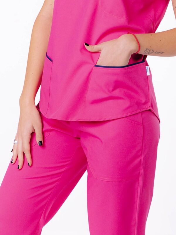 Ambo Luz fucsia y azul marino - Imagen 3