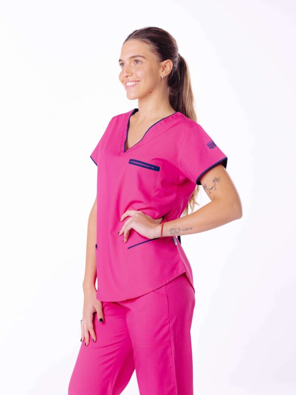 Ambo Luz fucsia y azul marino - Imagen 6