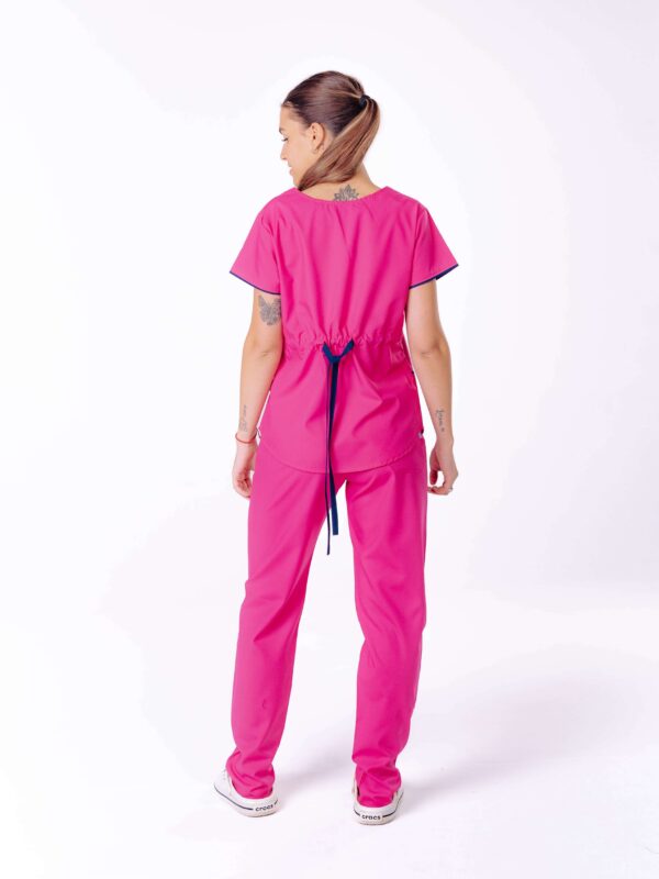 Ambo Luz fucsia y azul marino - Imagen 2