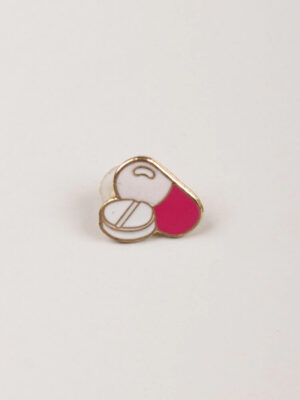 Pin metálico pastillitas