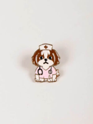 Pin metálico perrito