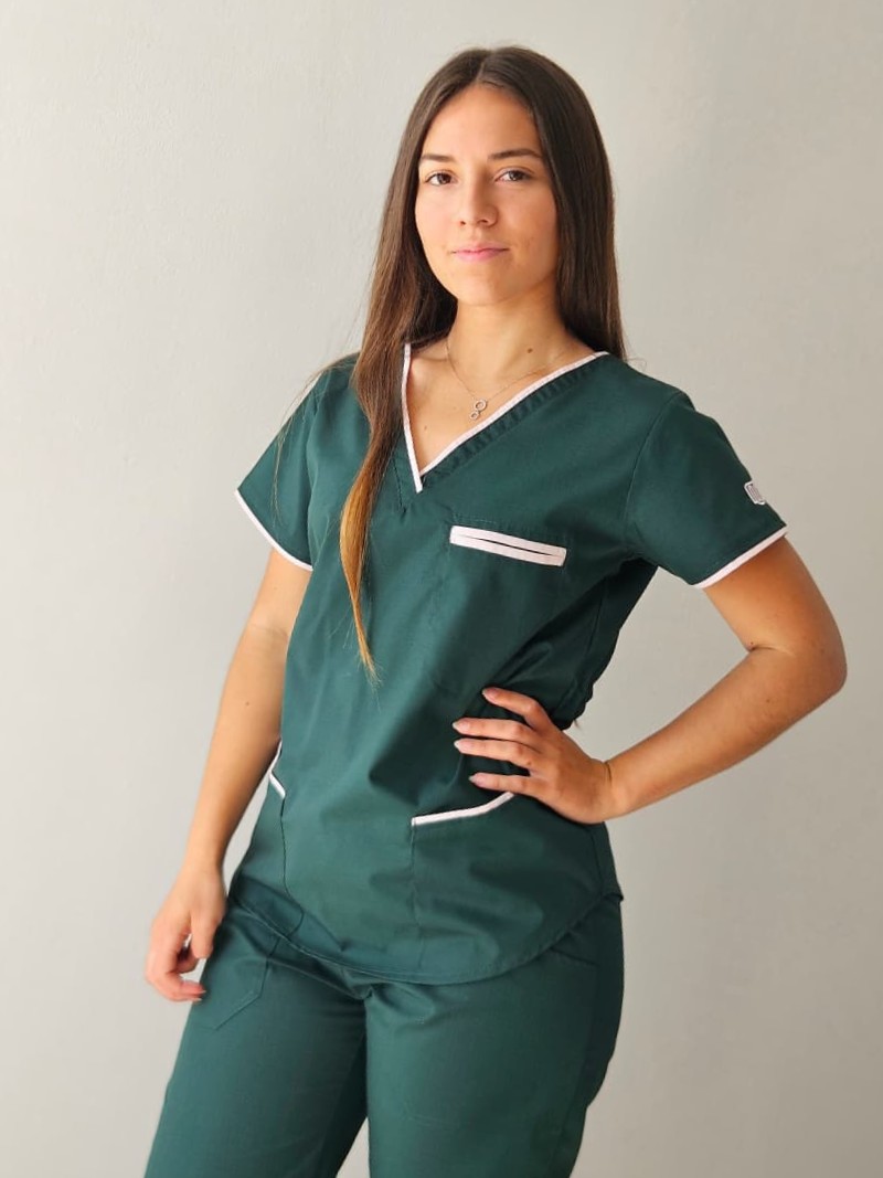 Ambo Luz verde inglés y rosa - Imagen 3