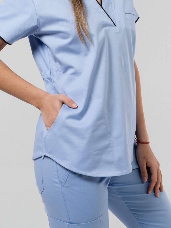 Ambo Olivia lavanda y negro - Imagen 5