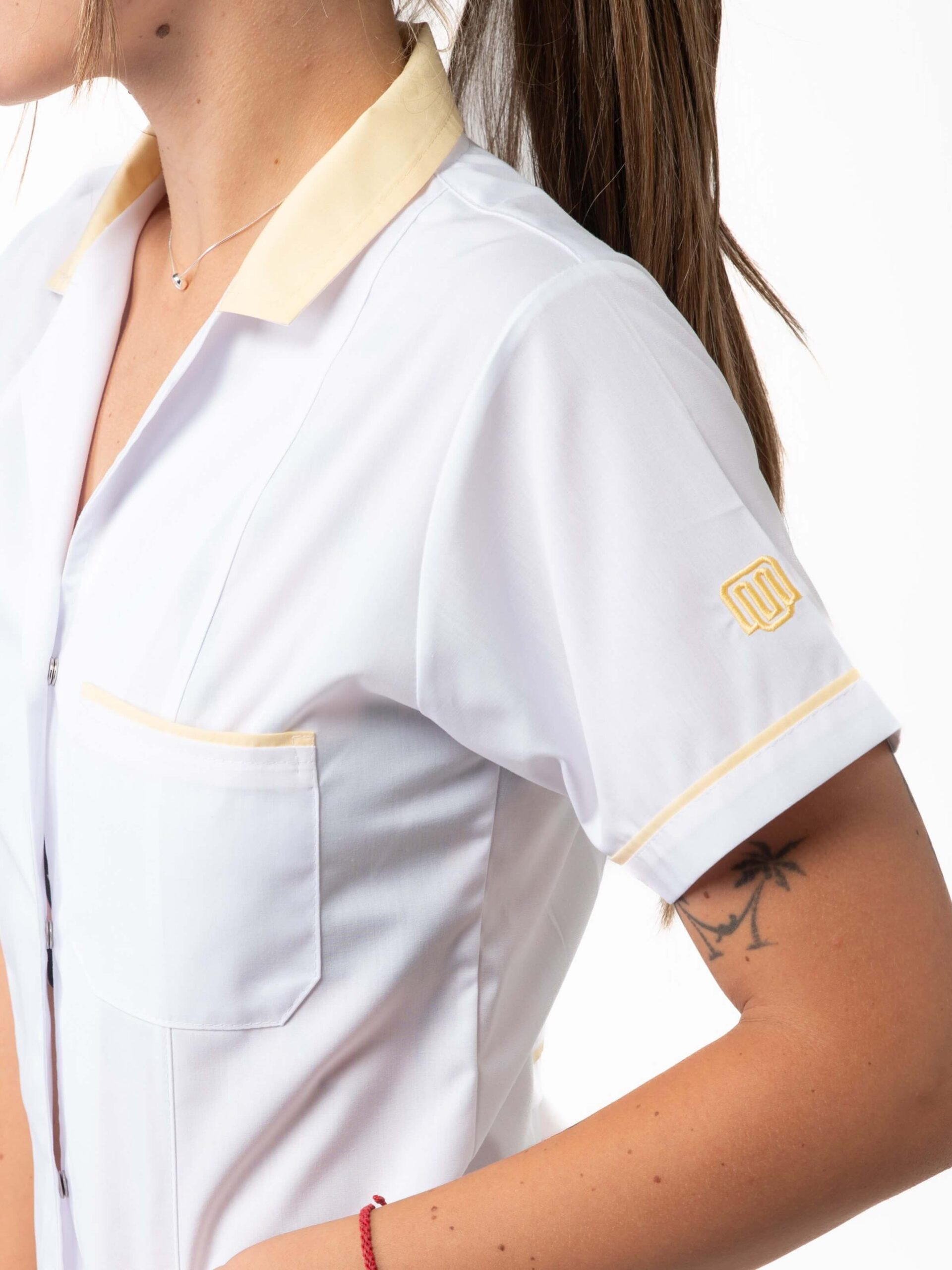 Chaqueta Luna blanca y amarillo - Imagen 2