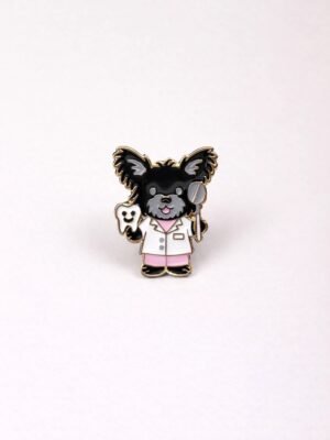 Pin metálico perrito odonto