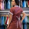 Ambo Zoe bordo claro y rosa viejo - Imagen 5